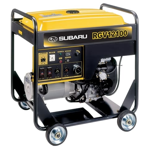 Weight 329 lbs
 	Max / cont. Wattage 12000 / 9500
 	Ac voltage 120 / 240
 	Dimensions 33”l x 30”w x 28”h
 	Fuel cap. 11.4 gal
 	Max / cont. Amps (120/240) (79.2a/39.6a) / (58.3a/29.2a)