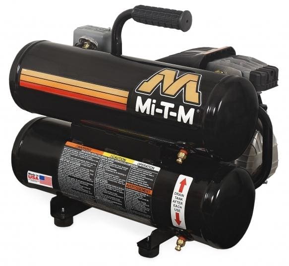 Portable hand carry air compressor
 	0-125 PSI