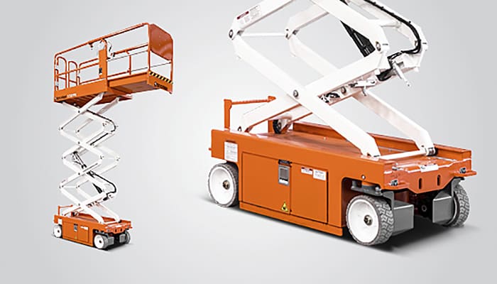 Snorkel 19-foot scissor lift - K&amp;R Tool Shed