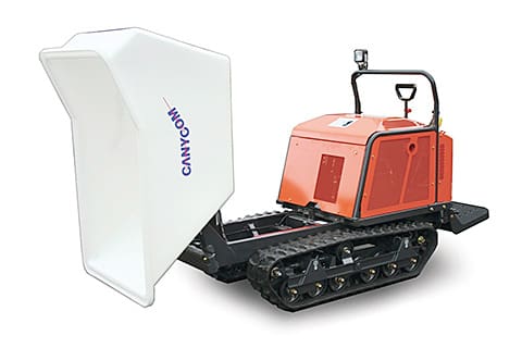Canycom 16CF tracked concrete buggy K R Tool Shed