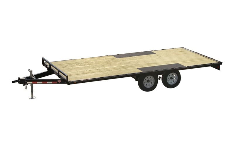 Deck over fender trailer
 	Great for moving materials  or palleted equipment