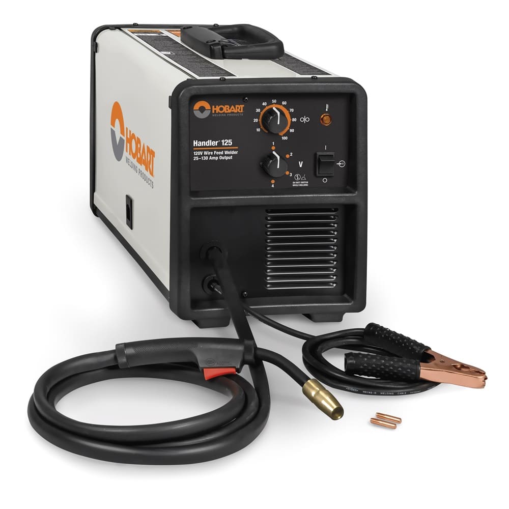 Runs on 120V input power
 	Portable wire feed welder that’s perfect for a variety of projects